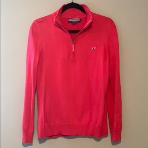 Pink Vineyard Vines Half-Zip